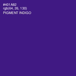 #401A82 - Pigment Indigo Color Image