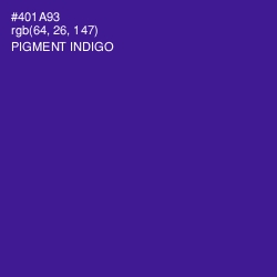 #401A93 - Pigment Indigo Color Image