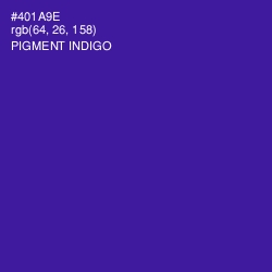 #401A9E - Pigment Indigo Color Image