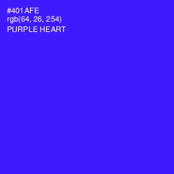 #401AFE - Purple Heart Color Image