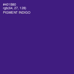 #401B80 - Pigment Indigo Color Image