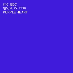 #401BDC - Purple Heart Color Image