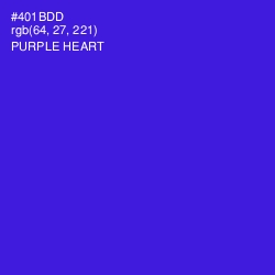 #401BDD - Purple Heart Color Image