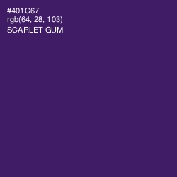 #401C67 - Scarlet Gum Color Image