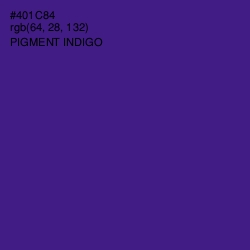 #401C84 - Pigment Indigo Color Image