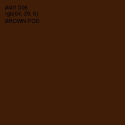 #401D06 - Brown Pod Color Image