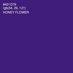 #401D79 - Honey Flower Color Image