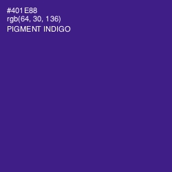 #401E88 - Pigment Indigo Color Image