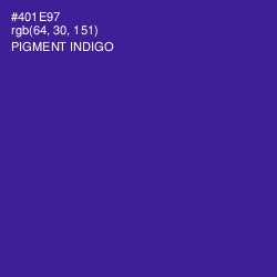 #401E97 - Pigment Indigo Color Image