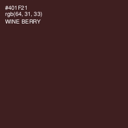 #401F21 - Wine Berry Color Image