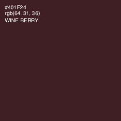 #401F24 - Wine Berry Color Image