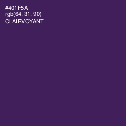 #401F5A - Clairvoyant Color Image