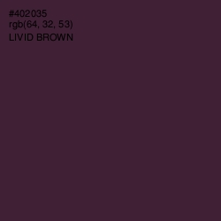 #402035 - Livid Brown Color Image