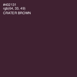 #402131 - Crater Brown Color Image