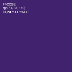 #40226E - Honey Flower Color Image