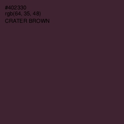 #402330 - Crater Brown Color Image