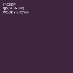 #40253F - Woody Brown Color Image