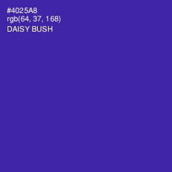 #4025A8 - Daisy Bush Color Image