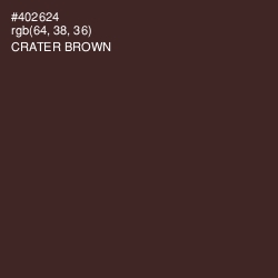 #402624 - Crater Brown Color Image