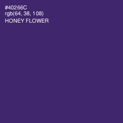 #40266C - Honey Flower Color Image