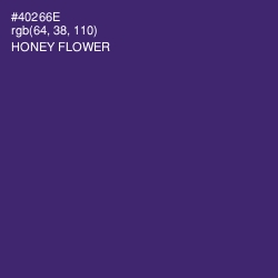 #40266E - Honey Flower Color Image