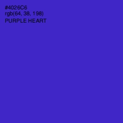 #4026C6 - Purple Heart Color Image