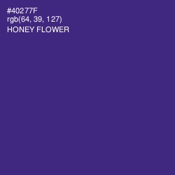 #40277F - Honey Flower Color Image