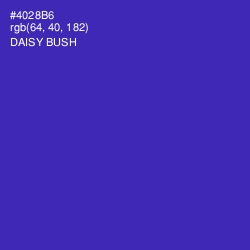 #4028B6 - Daisy Bush Color Image