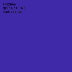 #4029A9 - Daisy Bush Color Image