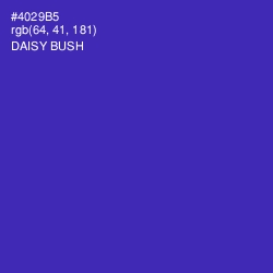 #4029B5 - Daisy Bush Color Image