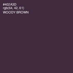 #402A3D - Woody Brown Color Image