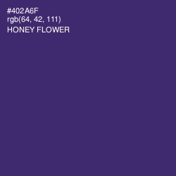 #402A6F - Honey Flower Color Image