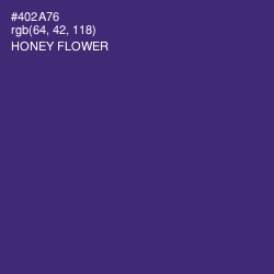 #402A76 - Honey Flower Color Image