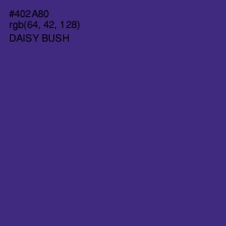 #402A80 - Daisy Bush Color Image