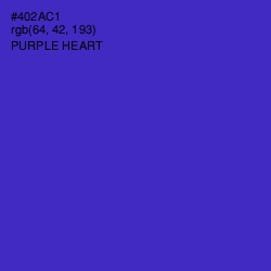 #402AC1 - Purple Heart Color Image