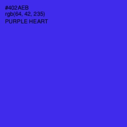 #402AEB - Purple Heart Color Image