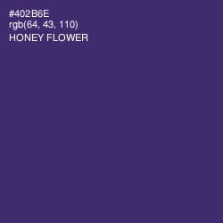 #402B6E - Honey Flower Color Image