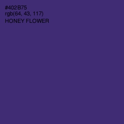 #402B75 - Honey Flower Color Image