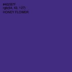 #402B7F - Honey Flower Color Image