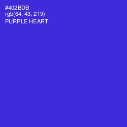 #402BDB - Purple Heart Color Image