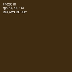 #402C10 - Brown Derby Color Image