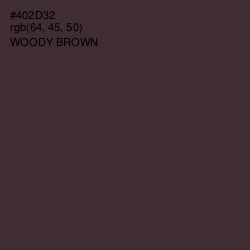 #402D32 - Woody Brown Color Image