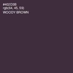 #402D3B - Woody Brown Color Image