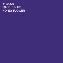 #402D79 - Honey Flower Color Image