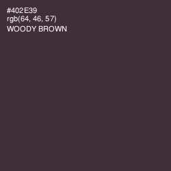 #402E39 - Woody Brown Color Image