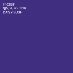 #402E81 - Daisy Bush Color Image