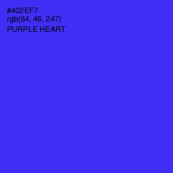 #402EF7 - Purple Heart Color Image