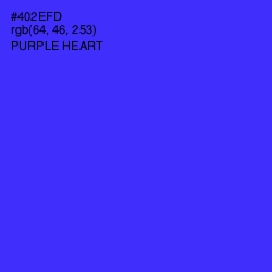 #402EFD - Purple Heart Color Image