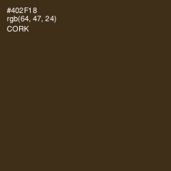 #402F18 - Cork Color Image