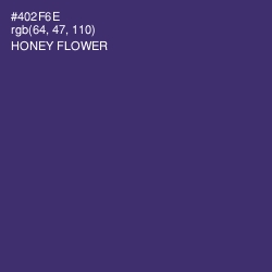 #402F6E - Honey Flower Color Image